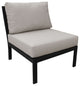 kathy ireland Madison Ave. Armless Sofa in Almond