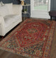 Fine Vintage Distressed Sondra Red Rug
