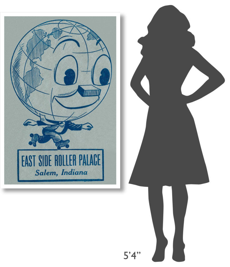 "East Side Roller Palace" Digital Paper Print by Retrorollers, 31"x46"