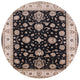 Ahgly Company Indoor Round Mid-Century Modern Area Rugs, 8' Round