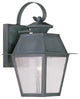 Mansfield Outdoor Wall Lantern, Charcoal
