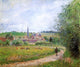 Camille Pissarro View of Eragny, 20"x25" Wall Decal Print