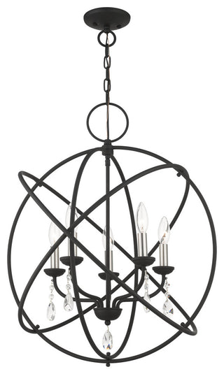 Black Shabby Chic, Dazzling, Transitional, Country Chandelier