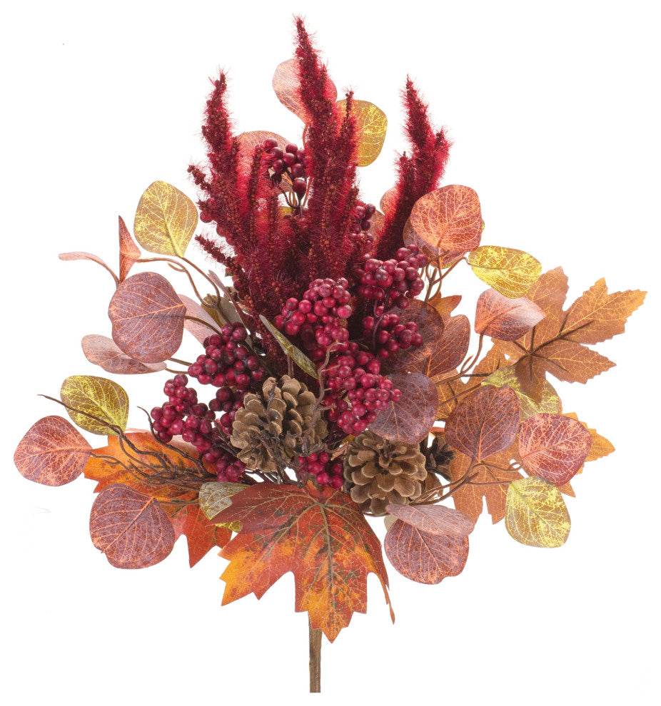 Mixed Fall Foliage Bush, Set of 2