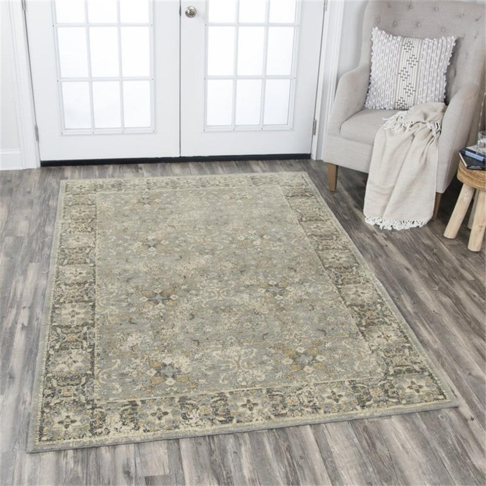 Alora Decor Euphoria 5' x 8' Multi-Color Hybrid Area Rug