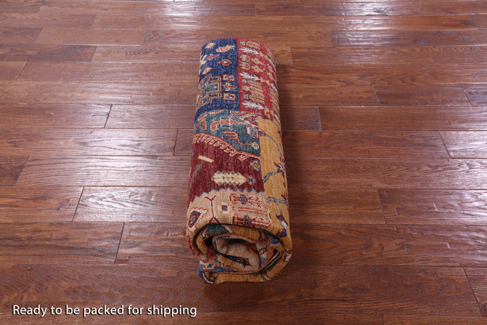 5' 8" X 7' 8" Super Kazak Handmade Wool Rug Q11086