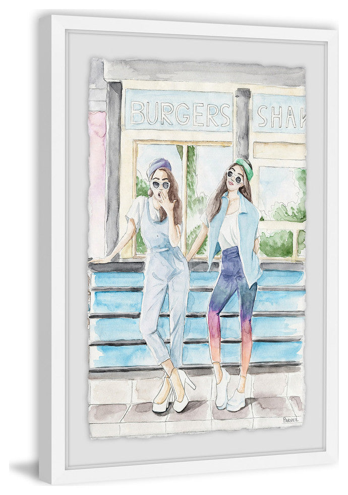 "Fastfood Fashion III" Framed Painting Print, 30"x45"