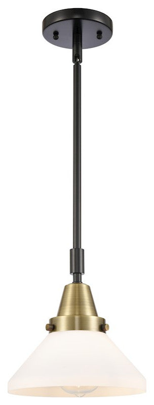Innovations Lighting 447-1S-BAB-G4471-LED Caden 1 Light 8" Mini Pendant