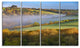 Cornwall South West England, Landscape Canvas Art Print, 48"x28", 4 Panels