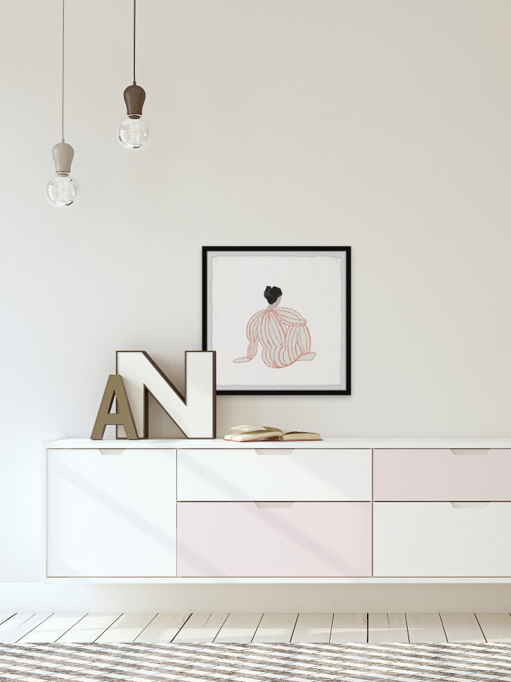 "Start Now Not Tomorrow" Framed Painting Print, 32x32