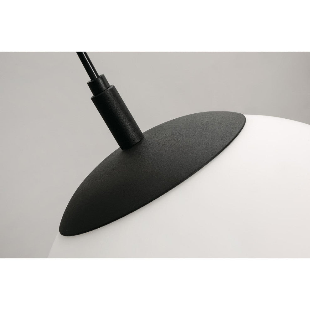 Loretto Triple Pendant Medium Base, Black, 7"x18"
