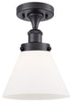 INNOVATIONS LIGHTING 916-1C-BK-G41 Large Cone 1 Light Semi-Flush Mount