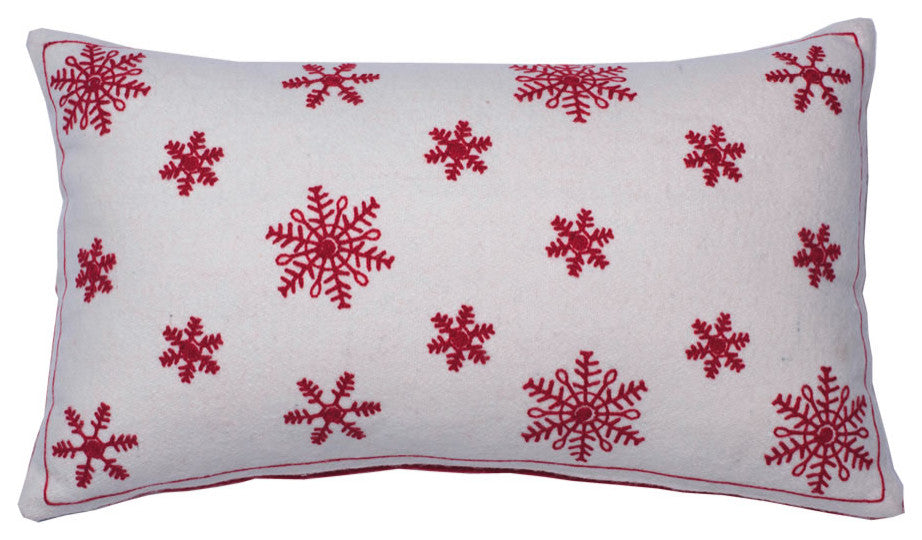 Vickerman Let it Snow, 12" X 20", Pillow
