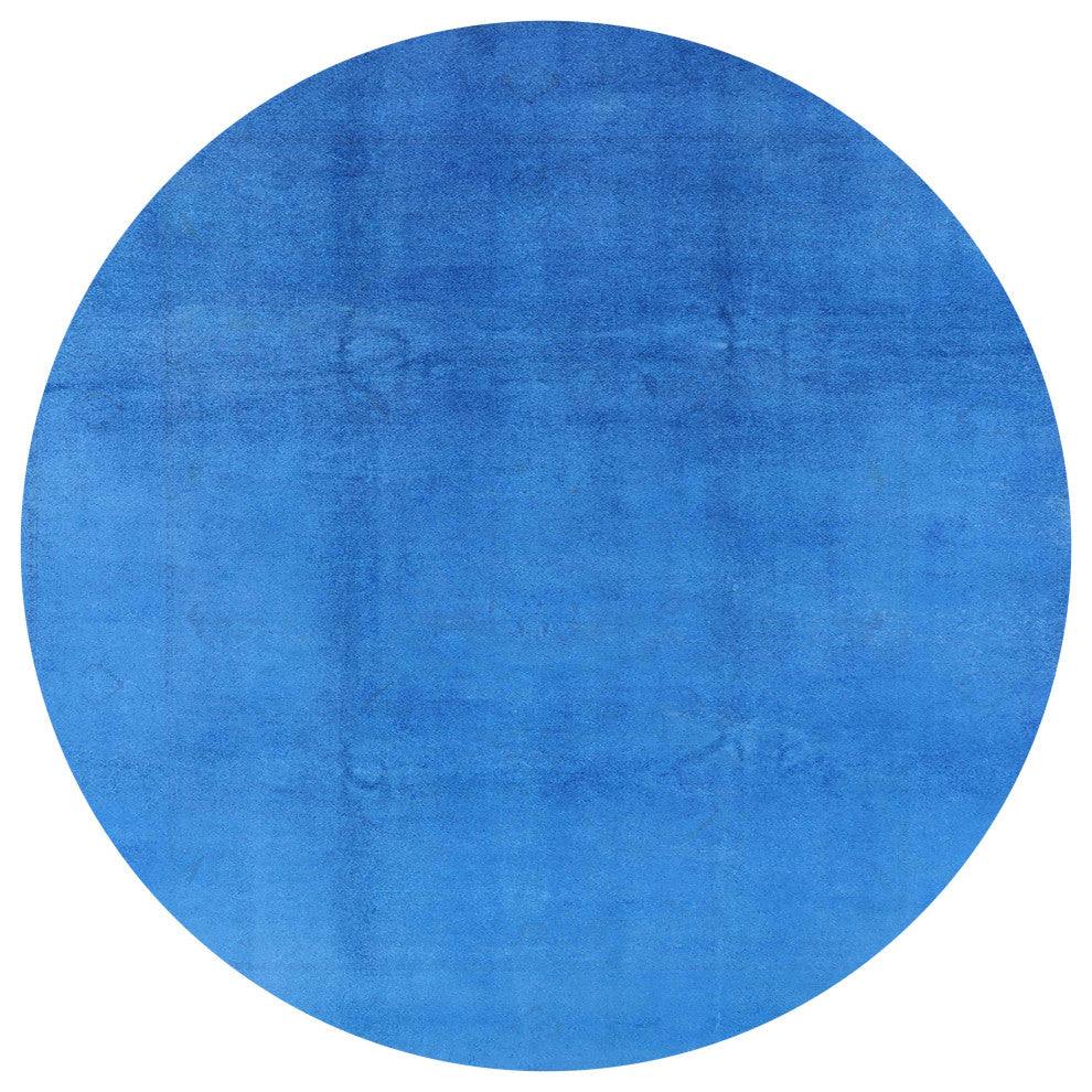 Ahgly Company Indoor Round Mid-Century Modern Area Rugs, 5' Round