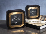 Mark Lane Black Table Clock, Large