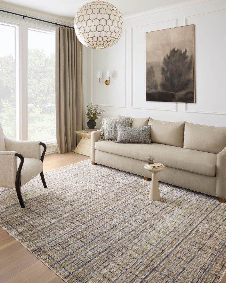Loloi Soho Pebble/Charcoal 5'3"x7'9" Area Rug