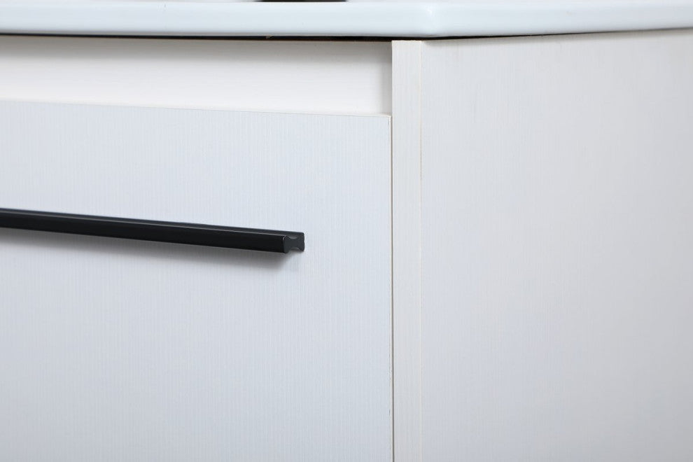 30" Single Bathroom Vanity, White