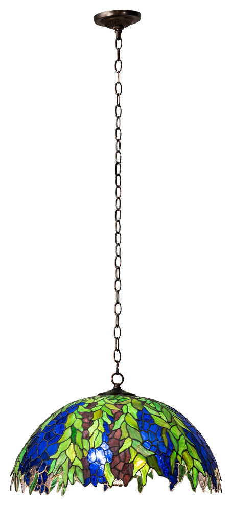22 Wide Tiffany Honey Locust Pendant