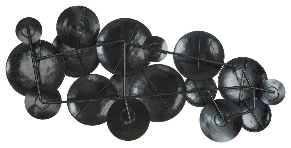 Sorcerers Stones Handmade Metal Wall Sculpture 20"H46"Wx3"D