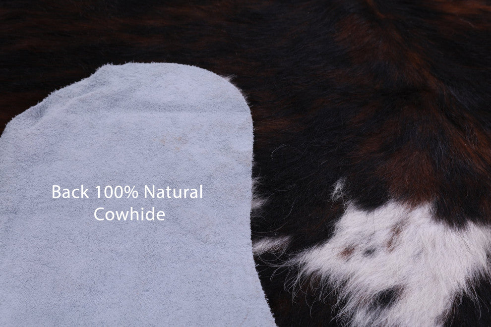6' 5" X 5' 8" Natural Cowhide Rug C1903