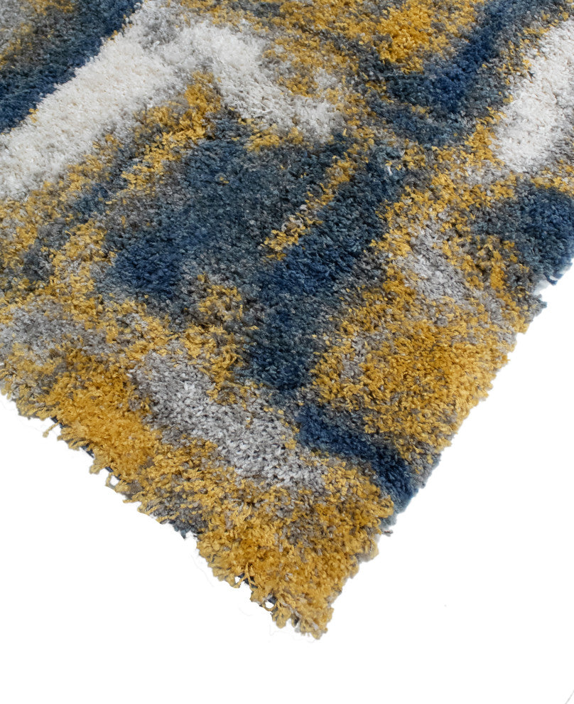 Noori Rug Shag Walsh Blue/Gold Rug