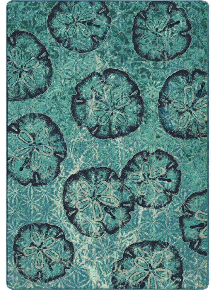 Beach Money, Aqua, 4'x5'