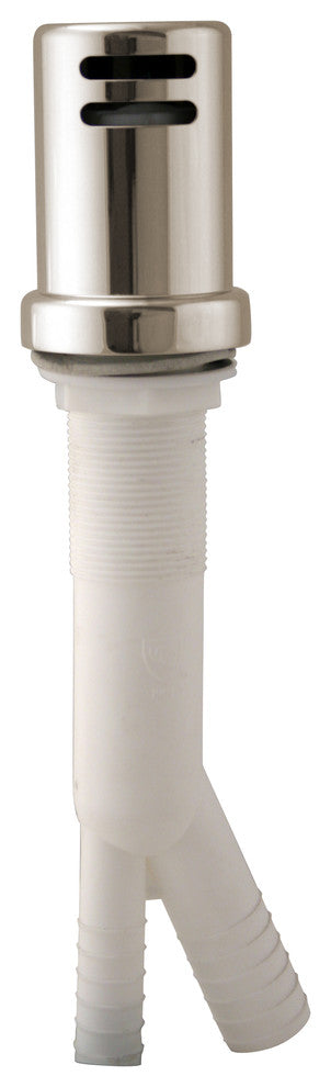 Air Gap Kit With Skirted Brass Cap, Polished Nickel