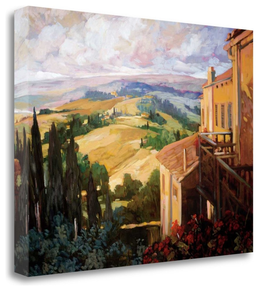 "View To The Valley" By Philip Craig, Giclee Print on Gallery Wrap Canvas
