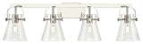 Pilaster Ii Cone 4 37" Bath Vanity-Light Polished Nickel