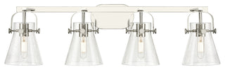 Pilaster Ii Cone 4 37" Bath Vanity-Light Polished Nickel