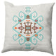 Southwest Medallion Decorative Throw Pillow, Light Blue, 26"x26"
