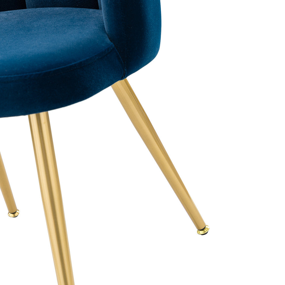 Ofelia Side Chair, Set of 2, Navy