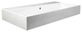 Nantucket Sinks NS-NPCS36W 36 inch Fireclay Wallmount/Console Mount Bath Sink