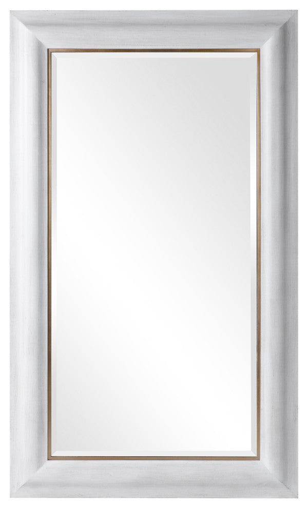 Uttermost Piper Large White Mirror