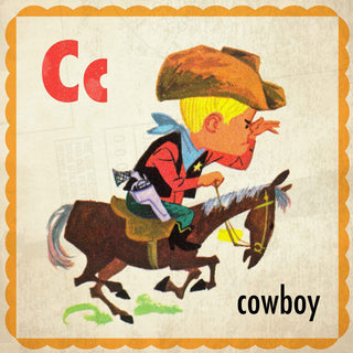 "Cowboy" Painting Print on Canvas by Curtis