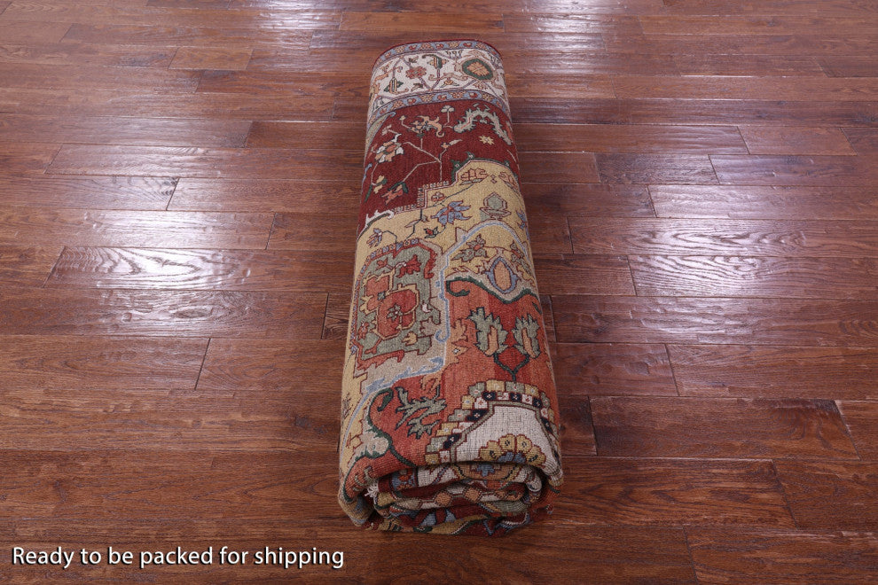 Handmade Persian Fine Serapi Wool Rug 8' 0" X 9' 10" - Q14690