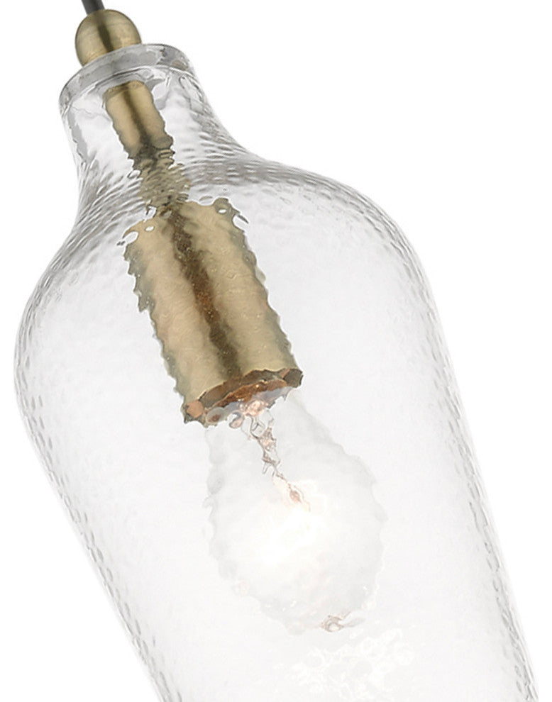 Avery 1 Light Antique Brass Mini Pendant