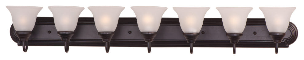 Maxim 8016 Essentials 48"W Bath Light - Oil Rubbed Bronze / Frosted Glass