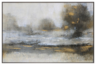 Gilt Misty Landscape Framed Print