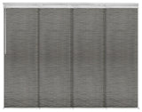 Kato 4-Panel Track Extendable Vertical Blinds 48-88"W