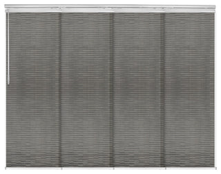 Kato 4-Panel Track Extendable Vertical Blinds 48-88"W