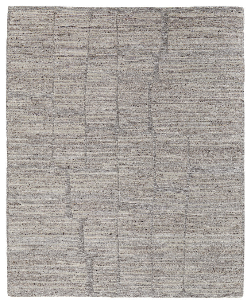 Conor Modern Abstract, Gray/Ivory/Taupe, 11'6"x15' Area Rug