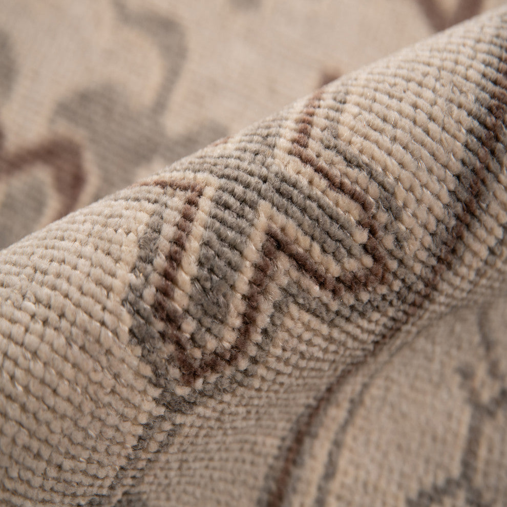 Empress Kingsley Area Rug, Taupe, 2' x 3', Bordered