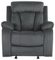 40" Modern Gray Fabric Chair