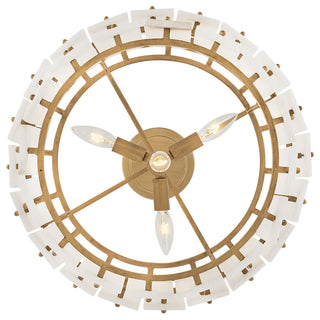 Fredrick Ramond Simone Medium Convertible Semi-Flush Mount, Burnished Gold