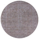 Ahgly Company Indoor Round Mid-Century Modern Area Rugs, 5' Round