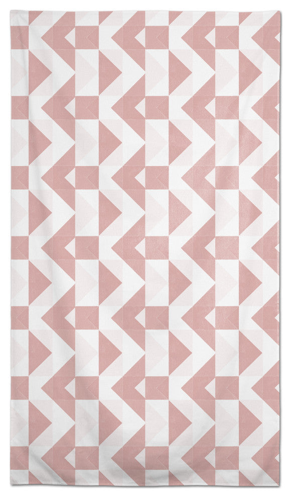 Geo Block Pink 58 x 102 Outdoor Tablecloth