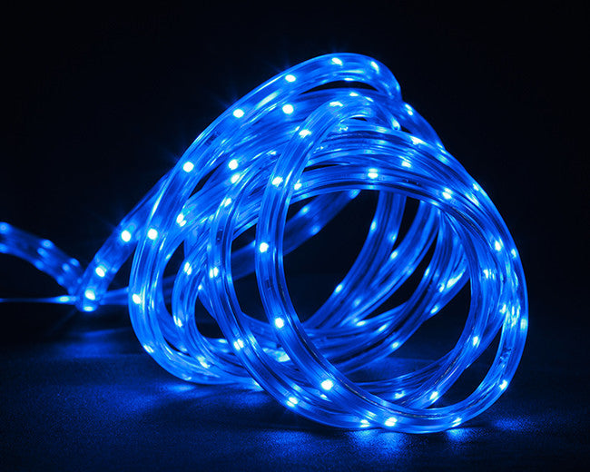 30' LED Indoor/Outdoor Christmas Linear Tape Lighting, Blue
