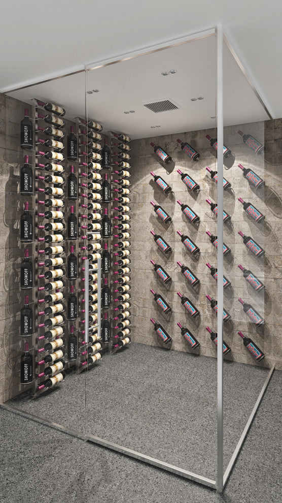 W Series Perch  1-Bottle Vertical Metal Wine Rack, Matte Black, 750ml Bottle