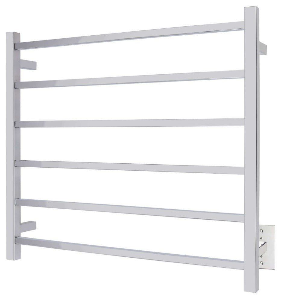 Tahoe Towel Warmer, Polished, 6 Bars